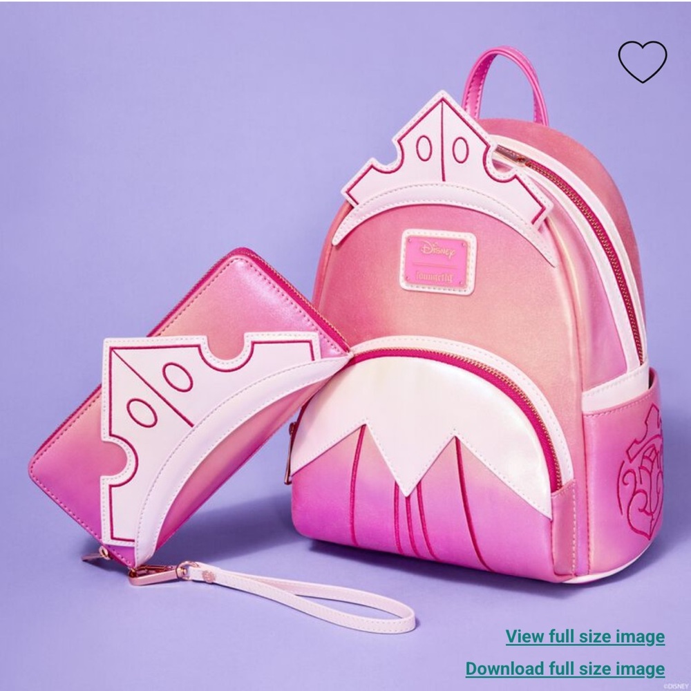 Loungefly Sleeping Beauty Exclusive Shiny Series Iridescent Cosplay Set